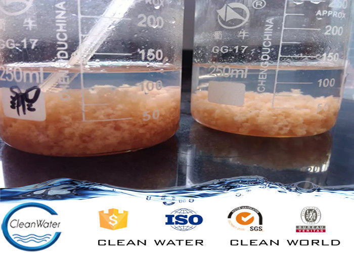 ISO / SGS رنگ انعقاد آب Flocculants درمان 7.0 ± 1.0٪ محتوای جامد
